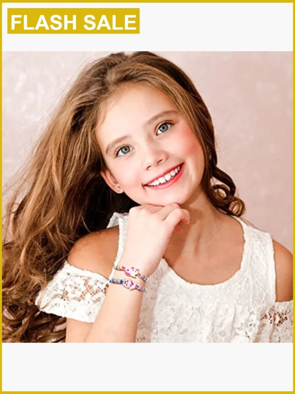 12Pcs Cute Cat Charm Friendship Bracelets for Girls Toddler Play Jewelry